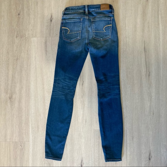 Blue ripped skinny jeans - Picture 2 of 2